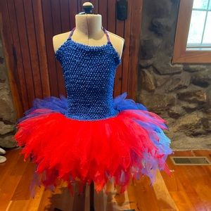 Rainbow tutu dress